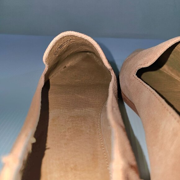 Frye Kenzie Venetian Flat Pointed Toe Loafer Slip On Rosewood Suede Size 11 - Picture 8 of 14